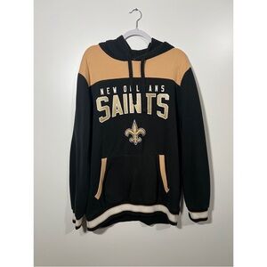NFL New Orleans Saints Football Hoodie with Pocket Size XL